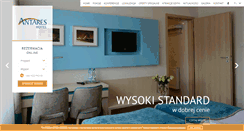 Desktop Screenshot of hotelantares.pl